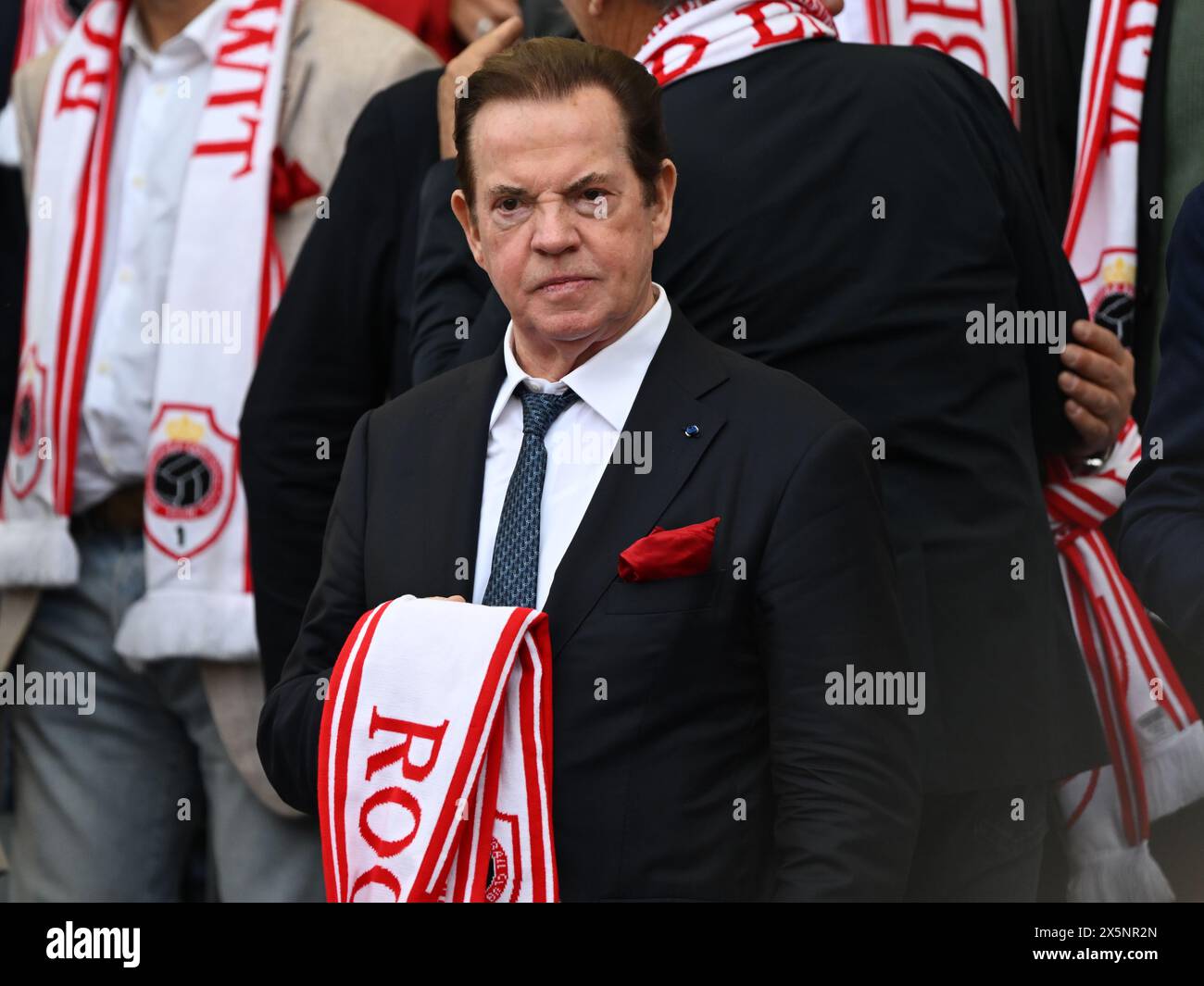BRUSSELS - Royal Antwerp FC owner and chairman Paul Gheysens during the Belgian Croky Cup final between Union st Gillis and Royal Antwerp FC at the King Baudouin Stadium on May 9 in Brussels, Belgium. ANP | Hollandse Hoogte | GERRIT VAN COLOGNE Stock Photo