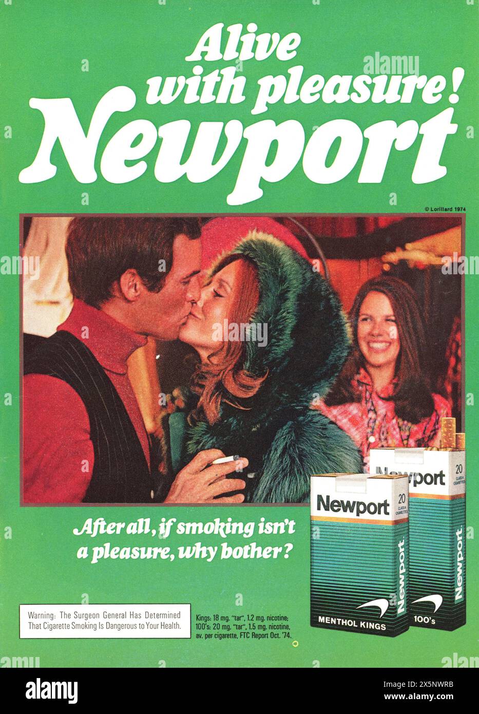 Vintage "Playboy" magazine April 1975 issue advert, USA Stock Photo - Alamy