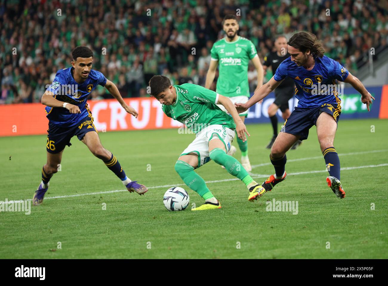 Carte Joueur ASSE Saint-Etienne - Benji Bouchouari N°6, Dédicacée, édition Officielle