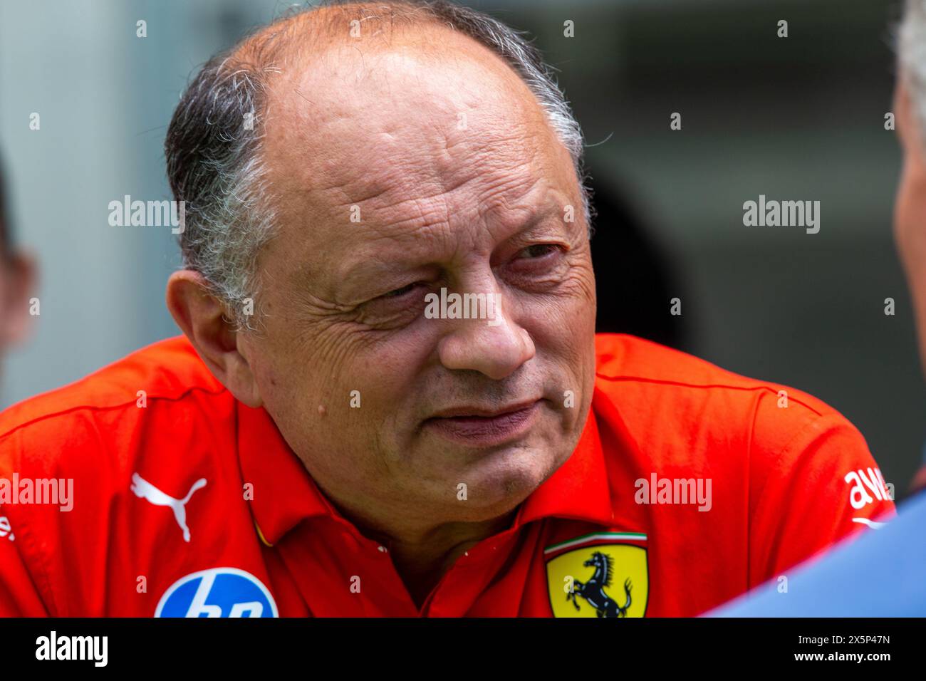 Scuderia Ferrari with one off livery special for Miami GP 2024 70th