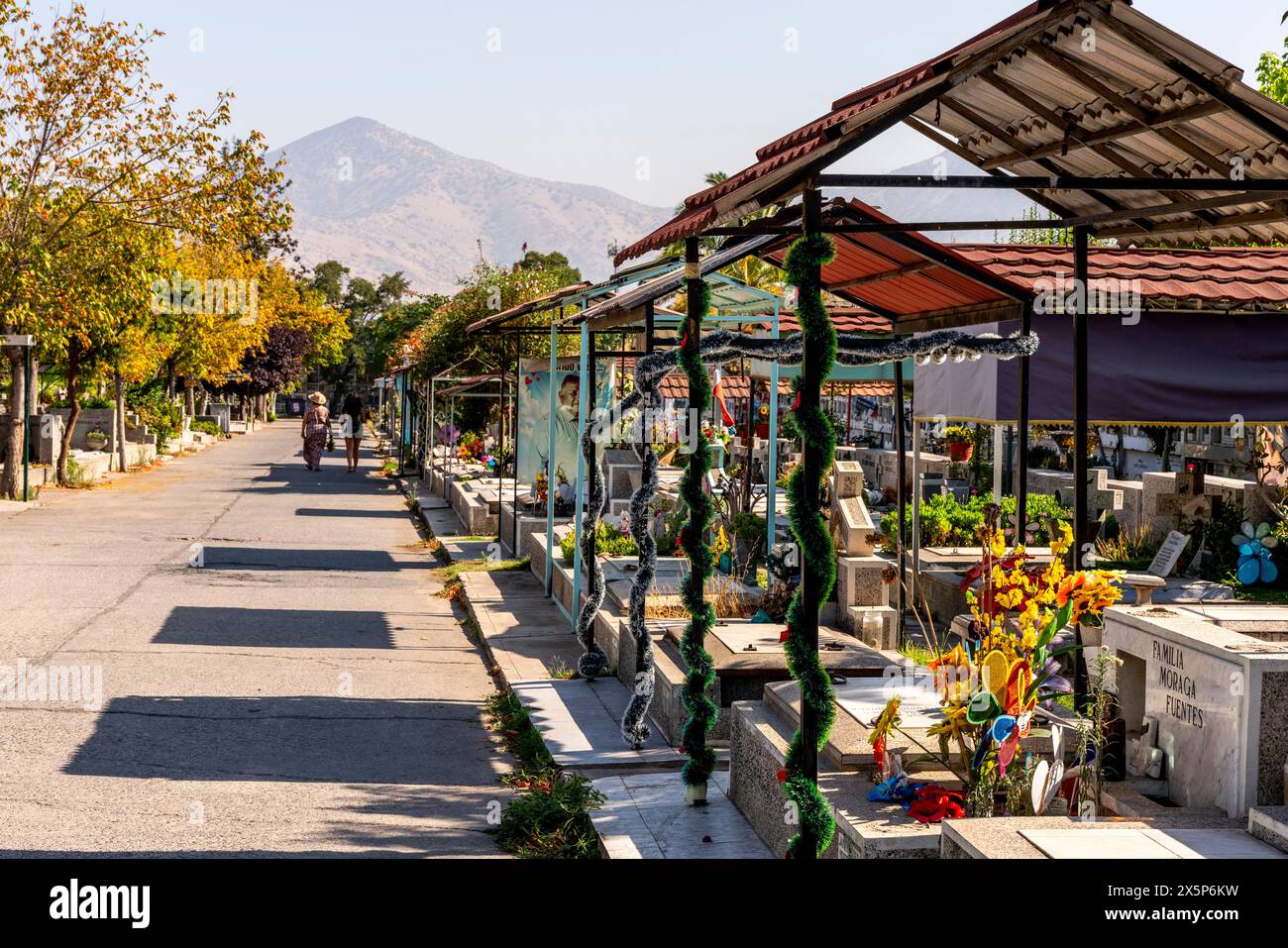 The Cementerio General (Santiago General Cemetery), Santiago, Chile. Stock Photo