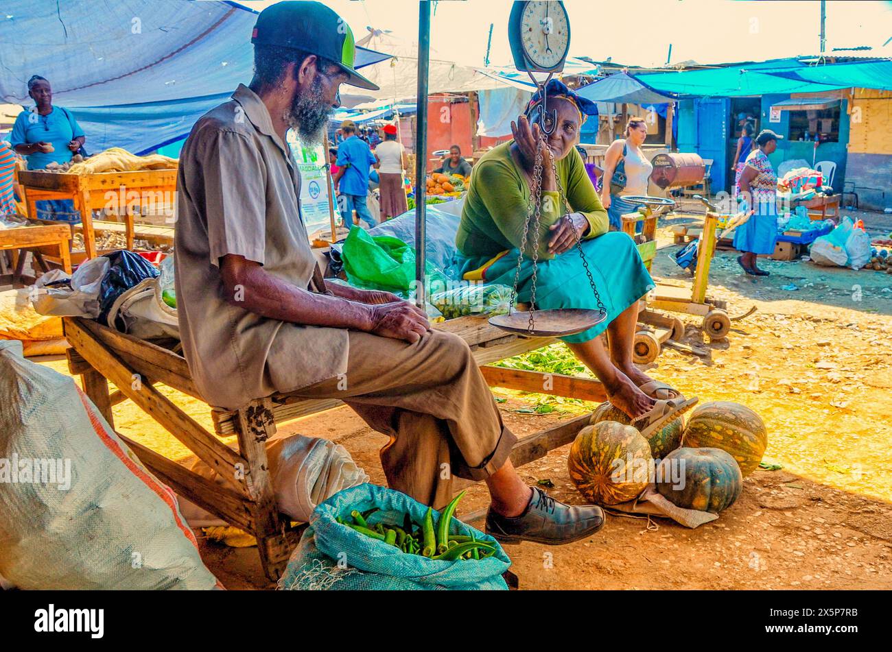 candid taken in Coronation Market in Kingston which borders Trench Town ...