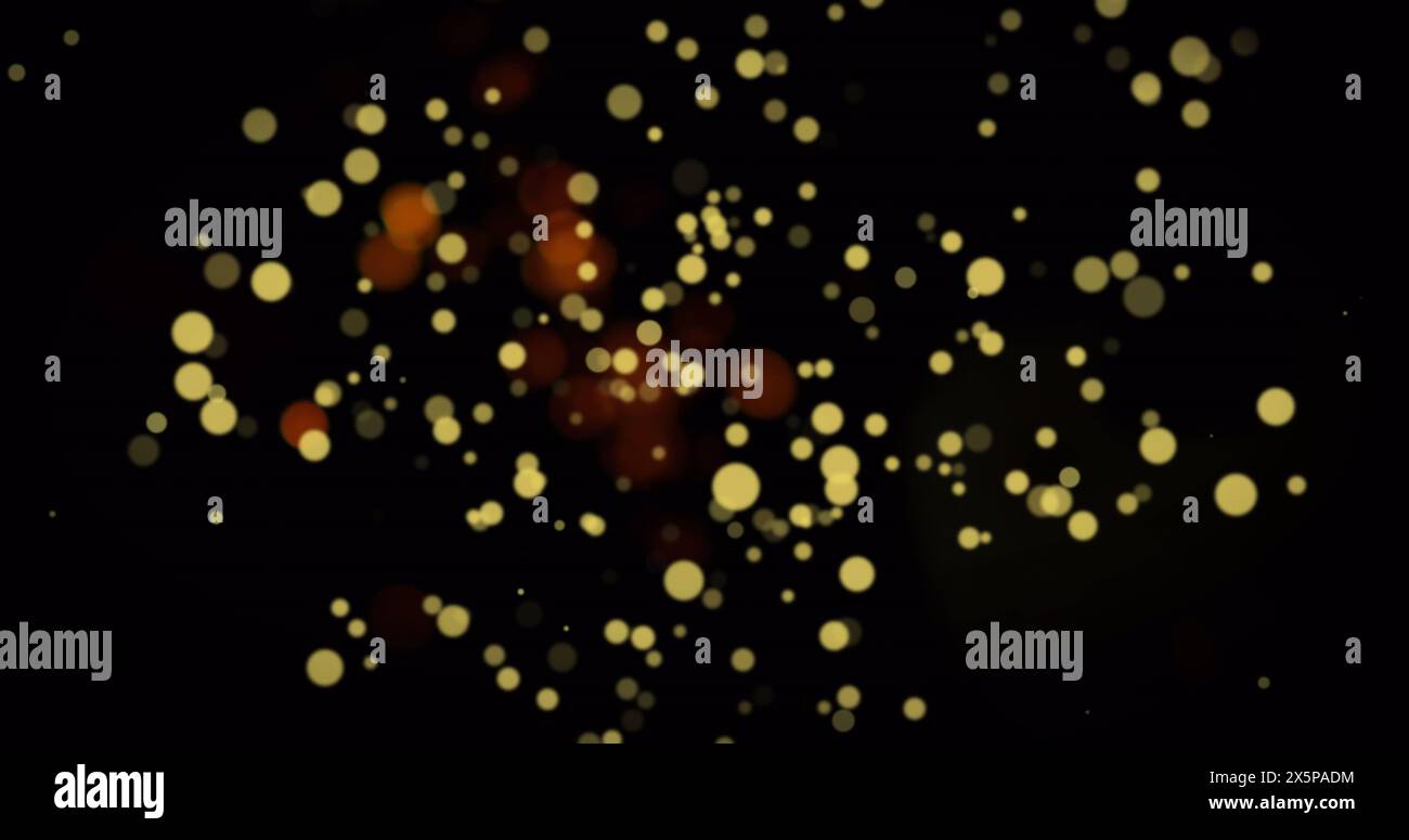 Animation blue spots on black hi-res stock photography and images - Alamy