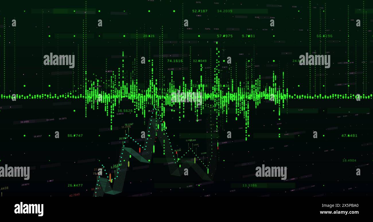 Image of statistics processing and data processing Stock Photo