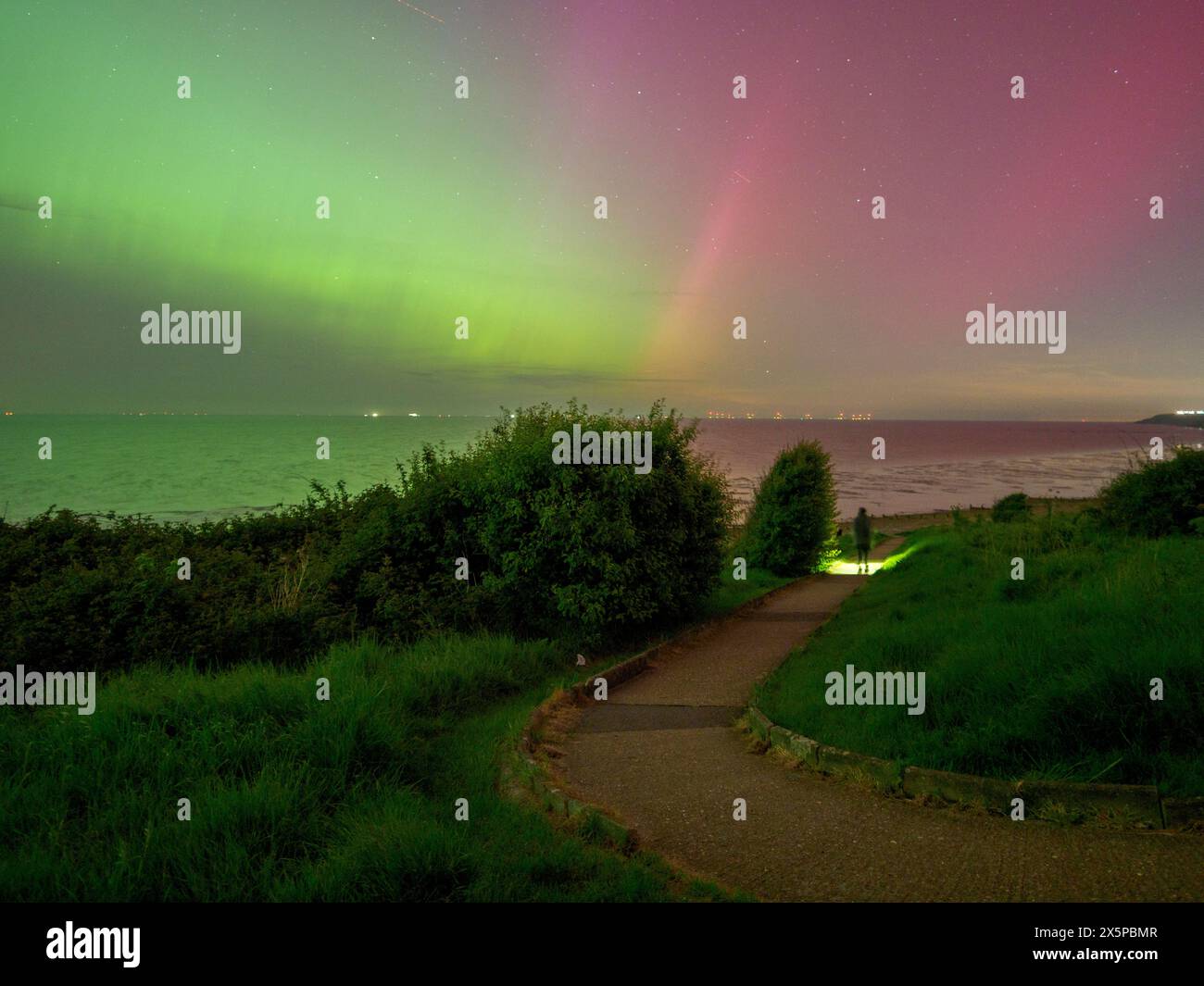 Minster on Sea, Kent, UK. 10th May, 2024. UK Weather stunning Northern