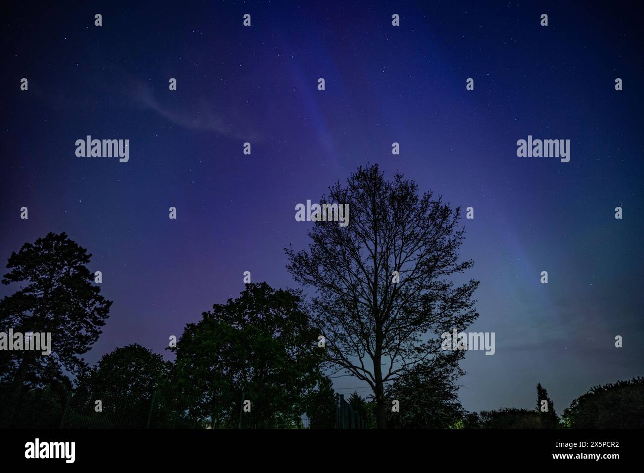 London, UK. 11 May 2024. UK Weather The Northern Lights (Aurora