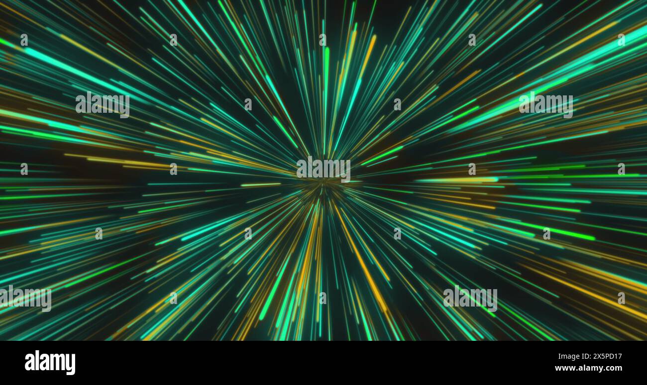 Image of light trails on black background Stock Photo - Alamy