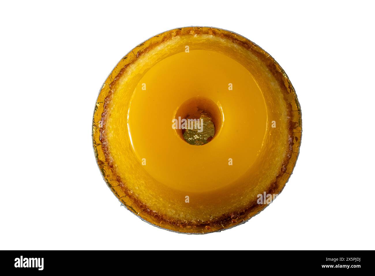 Small quindim, traditional Brazilian sweet, on a white background 1 ...