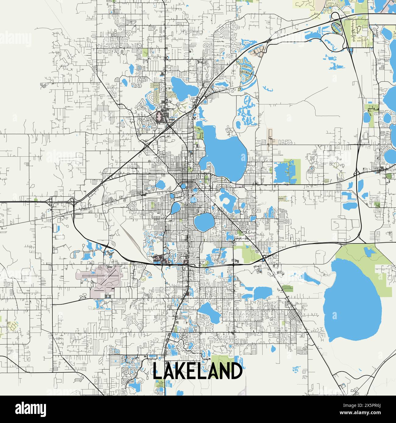 Lakeland map hires stock photography and images Alamy