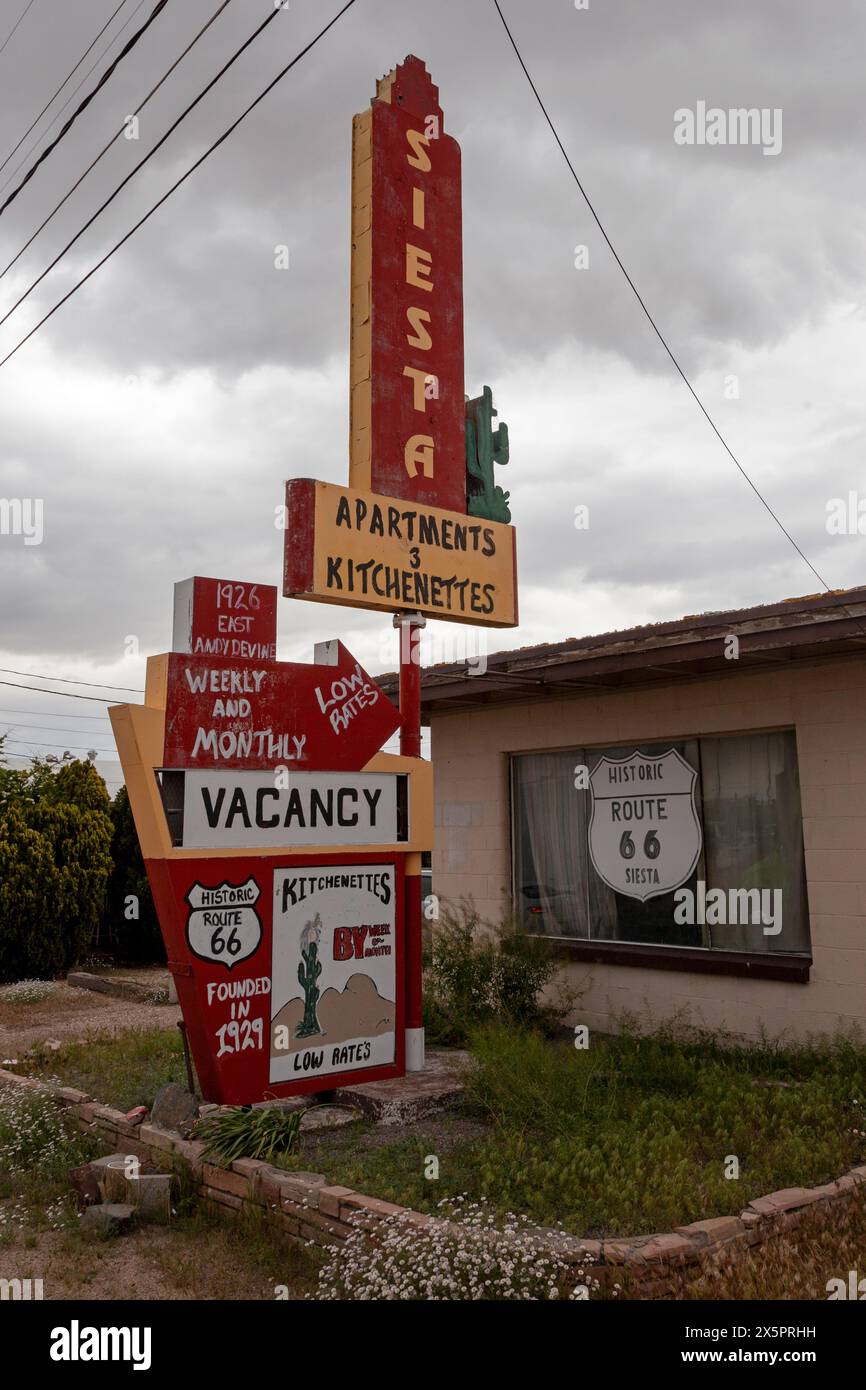 Formerly the Siesta Motel, the building now operates as the Siesta