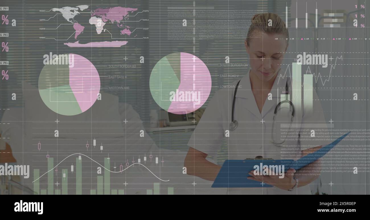 Woman wearing lab coat hi-res stock photography and images - Alamy