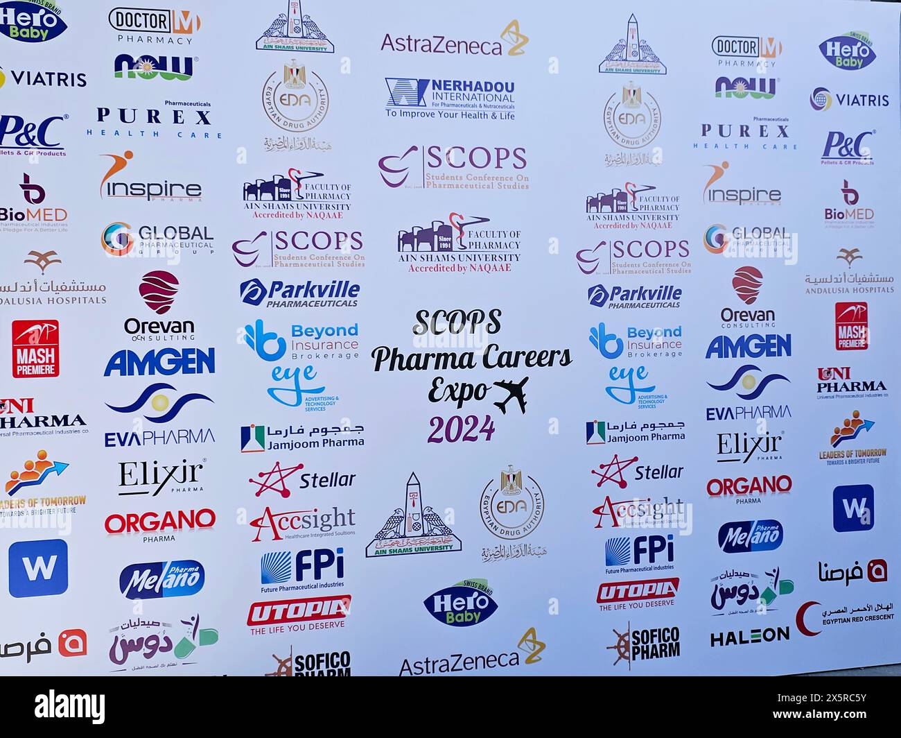 Cairo, Egypt, April 21 2024 SCOPS Pharma careers expo 2024, Endless