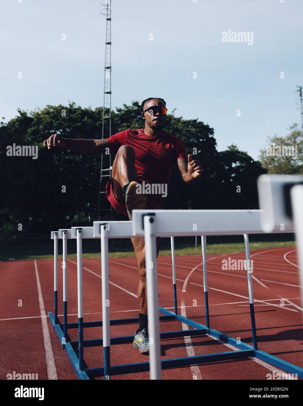 Mile End, UK. 10 May, 2024. USA’s Chris Royster during training in