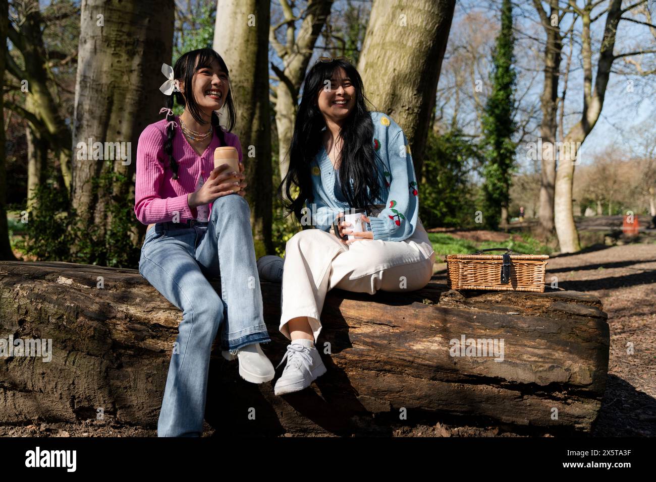 Young female relaxing in hi-res stock photography and images - Alamy