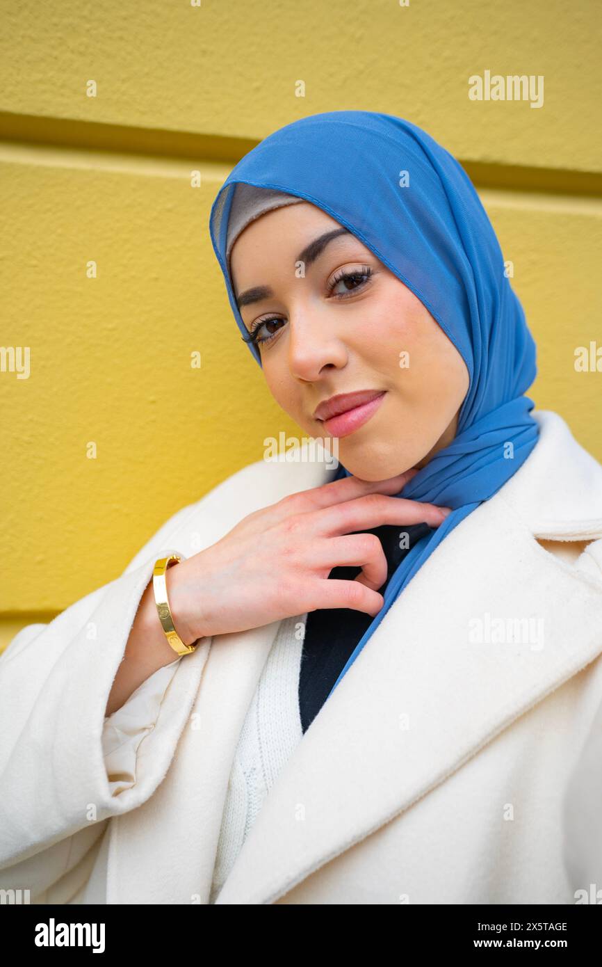 Beautiful person wearing hijab hi-res stock photography and images - Alamy