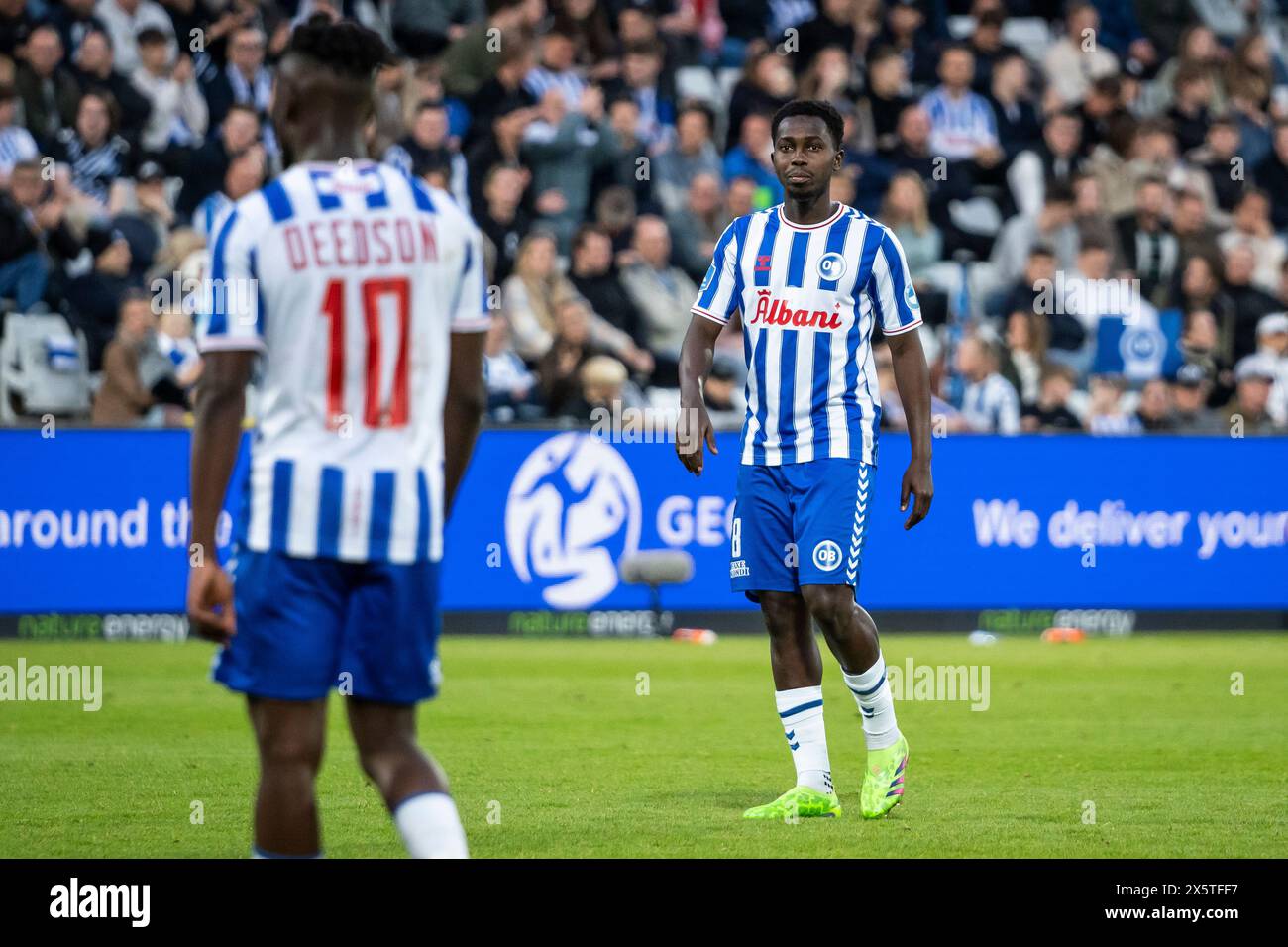 Odense, Denmark. 10th, May 2024. Alasana Manneh (8) of OB seen during