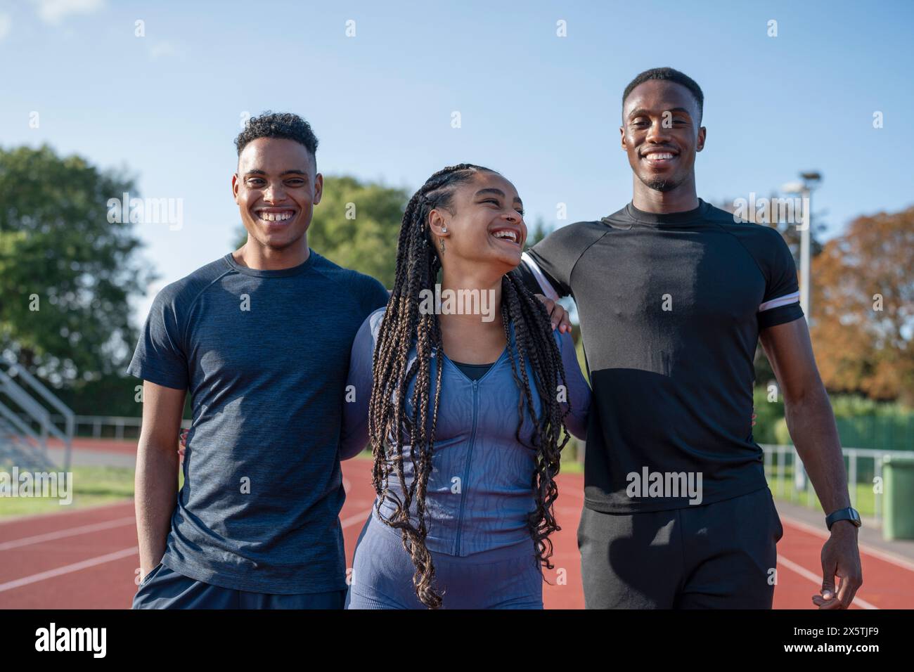 Group young people athletes hi-res stock photography and images - Alamy