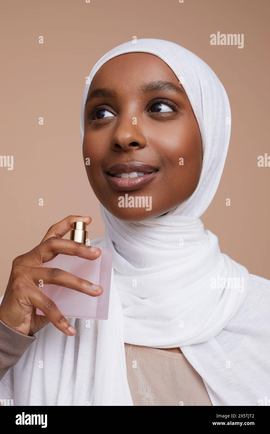 Beautiful woman in hijab using hi-res stock photography and images - Alamy