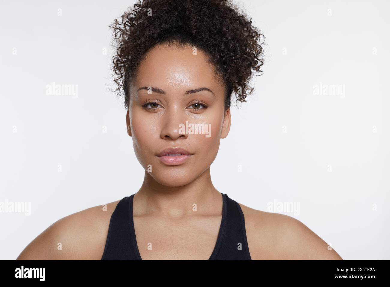 Black woman portrait athlete hi-res stock photography and images - Alamy