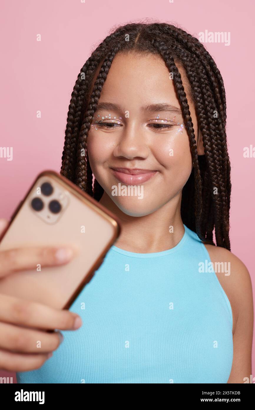 Braids holding long hi-res stock photography and images - Alamy