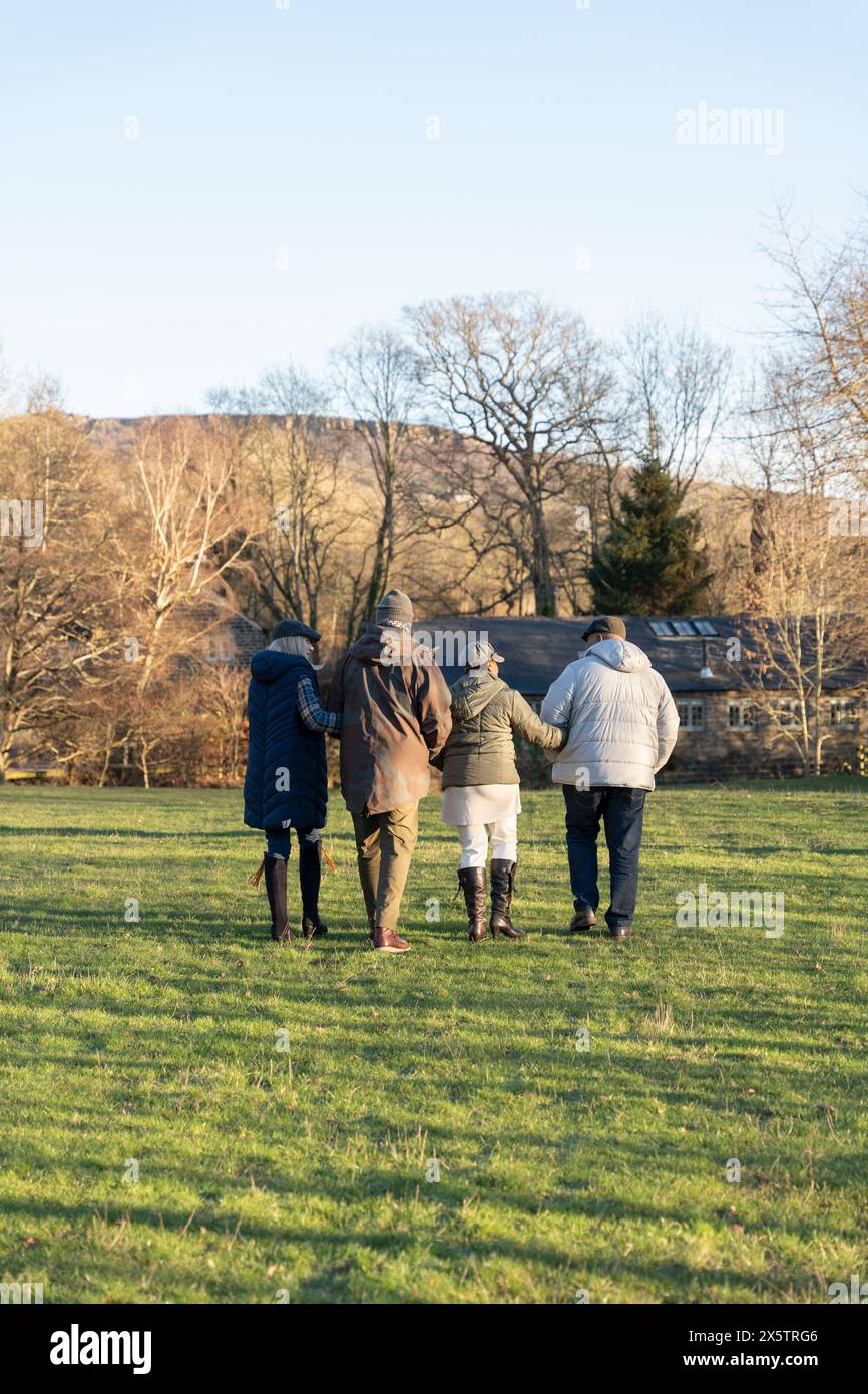 Group mature walking hi-res stock photography and images - Alamy