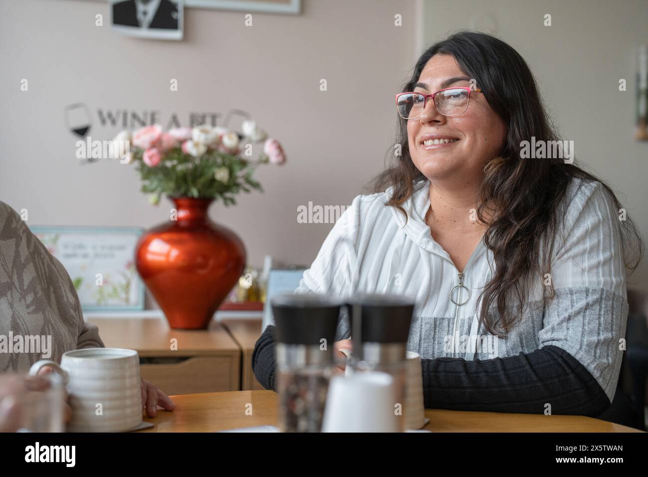Smiling mature woman home hi-res stock photography and images - Alamy