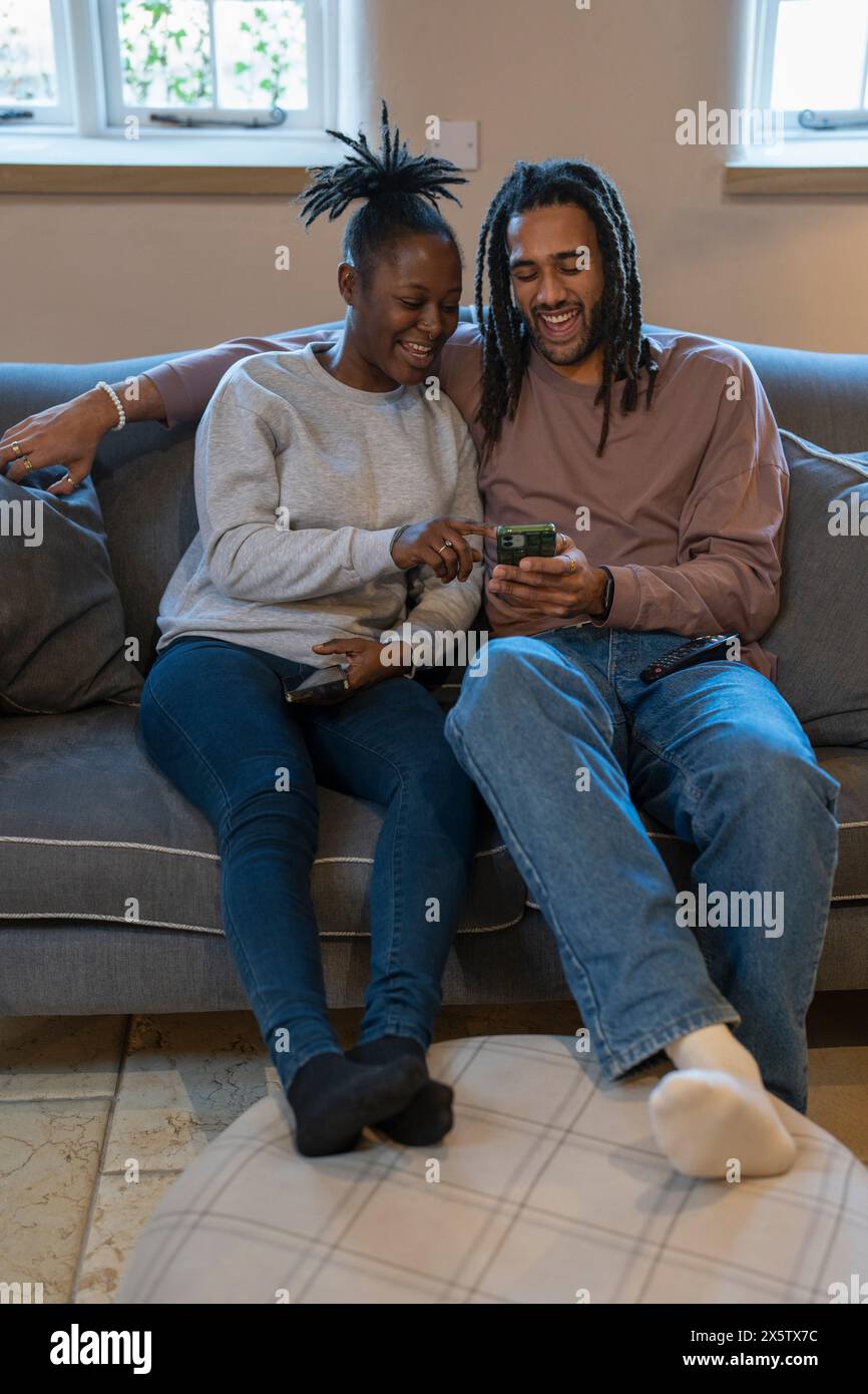 Happy black couple on hi-res stock photography and images - Alamy