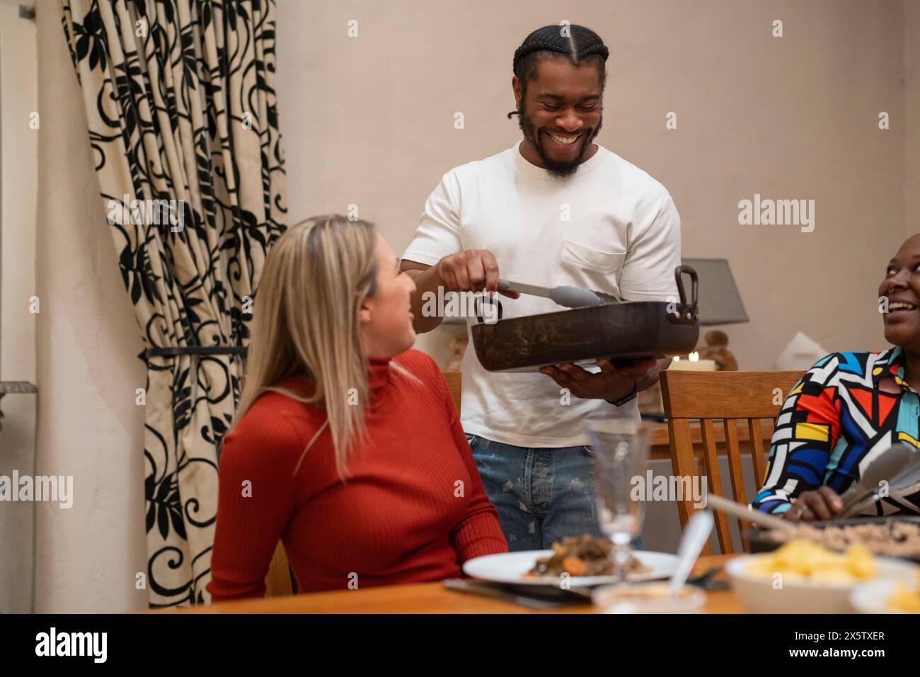 Man serves hi-res stock photography and images - Alamy