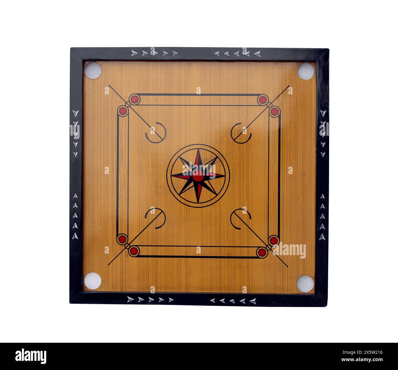 wooden carom board isolated on white background Stock Photo Alamy