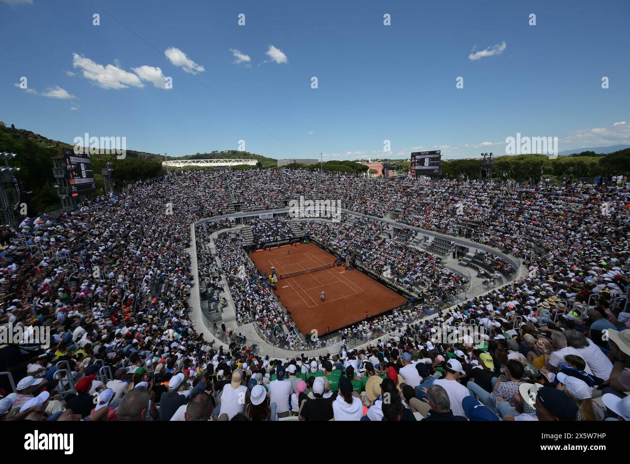 Roma open tournament stadium hi-res stock photography and images - Alamy