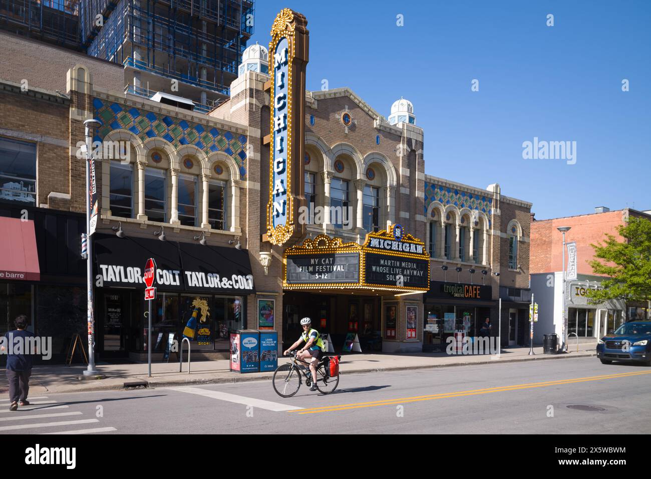 Michigan Theater in downtown Ann Arbor Michigan USA Stock Photo