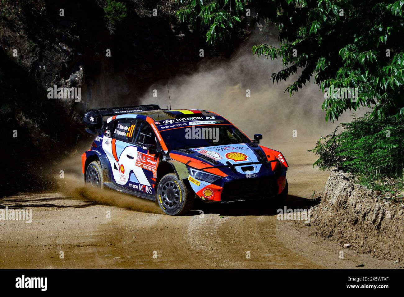 Porto, Portugal. 11th May, 2024., They Face The 3rd Day Of The Race, During Fia World Rally Championship Wrc Vodafone Rally de Portugal 2024 11 May, Porto Portugal Credit: Independent Photo Agency/Alamy Live News Stock Photo