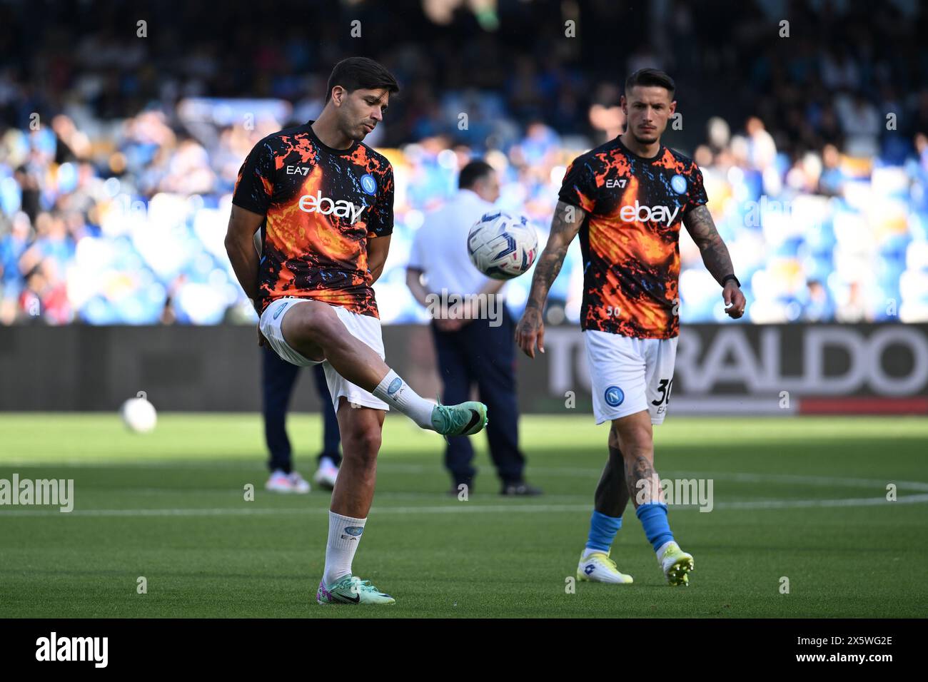 Naples, Italy. 11th May, 2024. Giovanni Simeone of SSC Napoli during the 36th day of the Serie A Championship between S.S.C Napoli vs Bologna F.C., 11 May 2024 at Diego Armando Maradona Stadium, Naples, Italy. Credit: Independent Photo Agency/Alamy Live News Stock Photo
