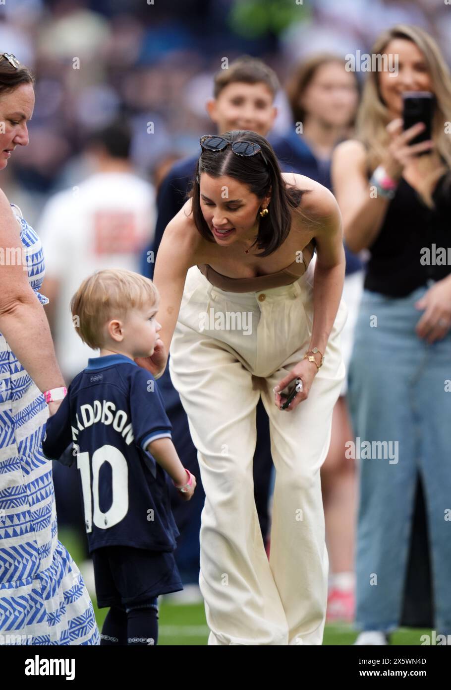 Kennedy Alexa, partner of Tottenham Hotspur's James Maddison following ...