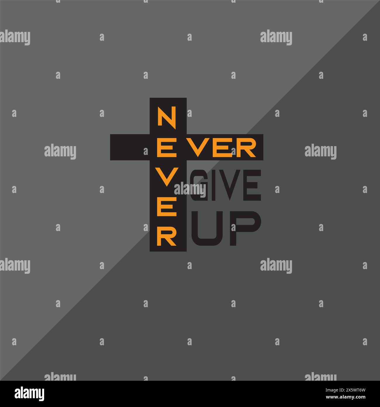Creative branding monogram logo clean template & Text effect Stock Vector