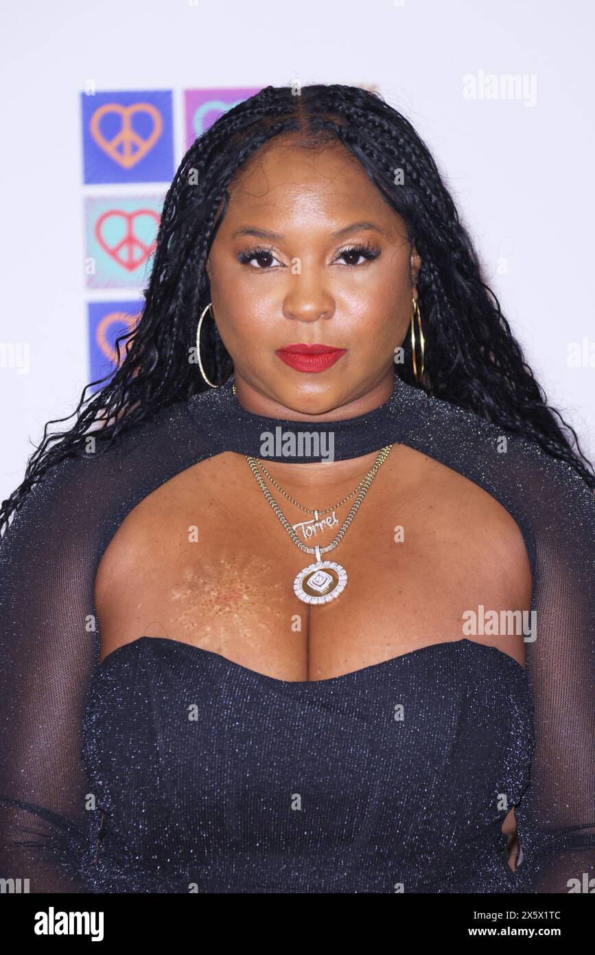 Torrei Hart attends teh 2024 Race To Erase MS Gala at Fairmont Century