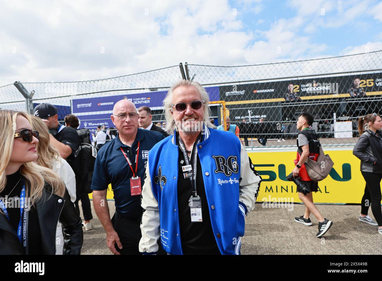 Germany, Berlin, May 11, 2024. Robert Geiss at the grid from  Round 9 of the 2023/24 ABB FIA Formula E Championship. The Berlin E-Prix 2024 will be in Berlin on May 11th and 12th, 2024 with a double race for the tenth time. The 2023/2024 electric racing series will take place at the former Tempelhof Airport. Credit: Sven Struck/Alamy Live News Stock Photo