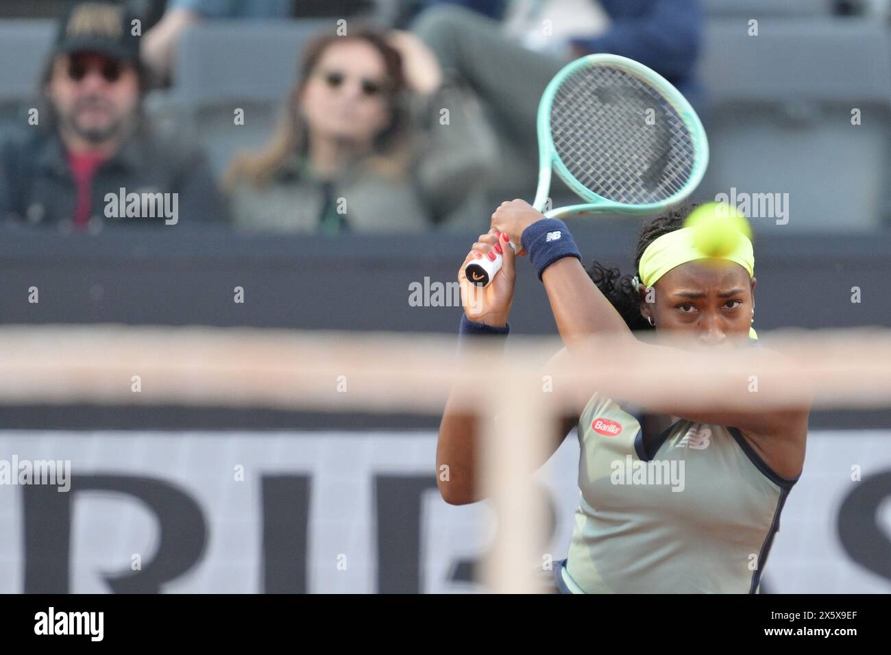 Roma, Italia. 11th May, 2024. Coco Gauff (USA) during her match against Jaqueline Cristian (ROU) at the Italian Open tennis tournament in Rome, Thursday, May 11, 2024.(Alfredo Falcone/LaPresse) Credit: LaPresse/Alamy Live News Stock Photo