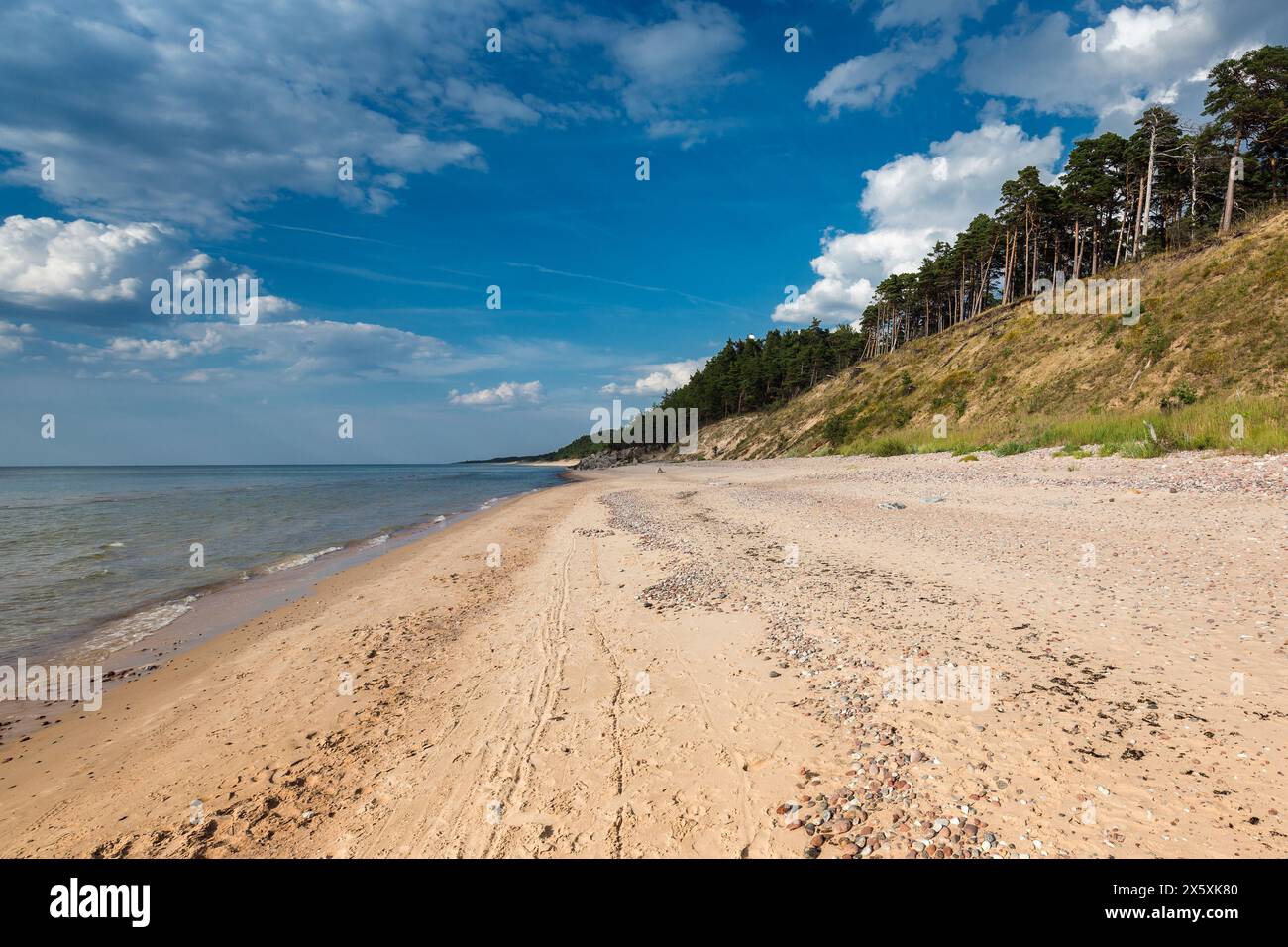 Baltic sea shore. Latvia Stock Photo