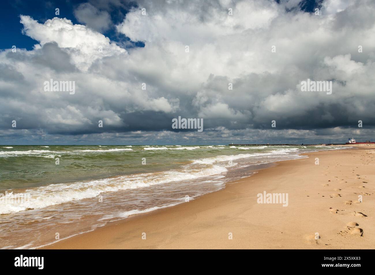Baltic sea shore. Latvia Stock Photo