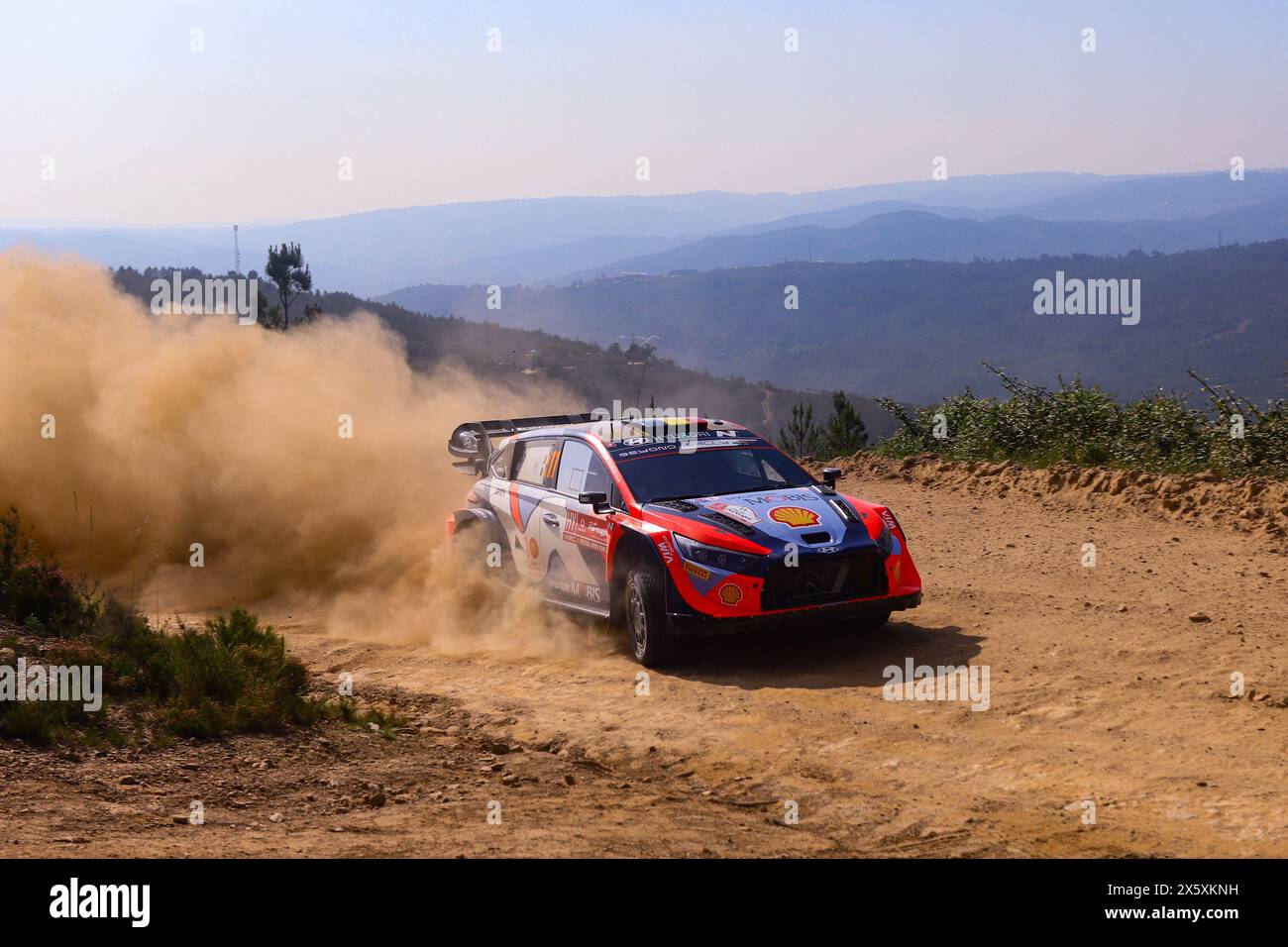 Porto, Portugal. 11th May, 2024. The Driver Thierry Neuville And Co-Driver Martijn Wydaeghe Of The Team Hyundai Shell Mobis World Rally Team, Hyundai I20 N Rally1 Hybrid, They Face The 3rd Day Of The Race, During Fia World Rally Championship Wrc Vodafone Rally de Portugal 2024 11 May, Porto Portugal Credit: Independent Photo Agency/Alamy Live News Stock Photo