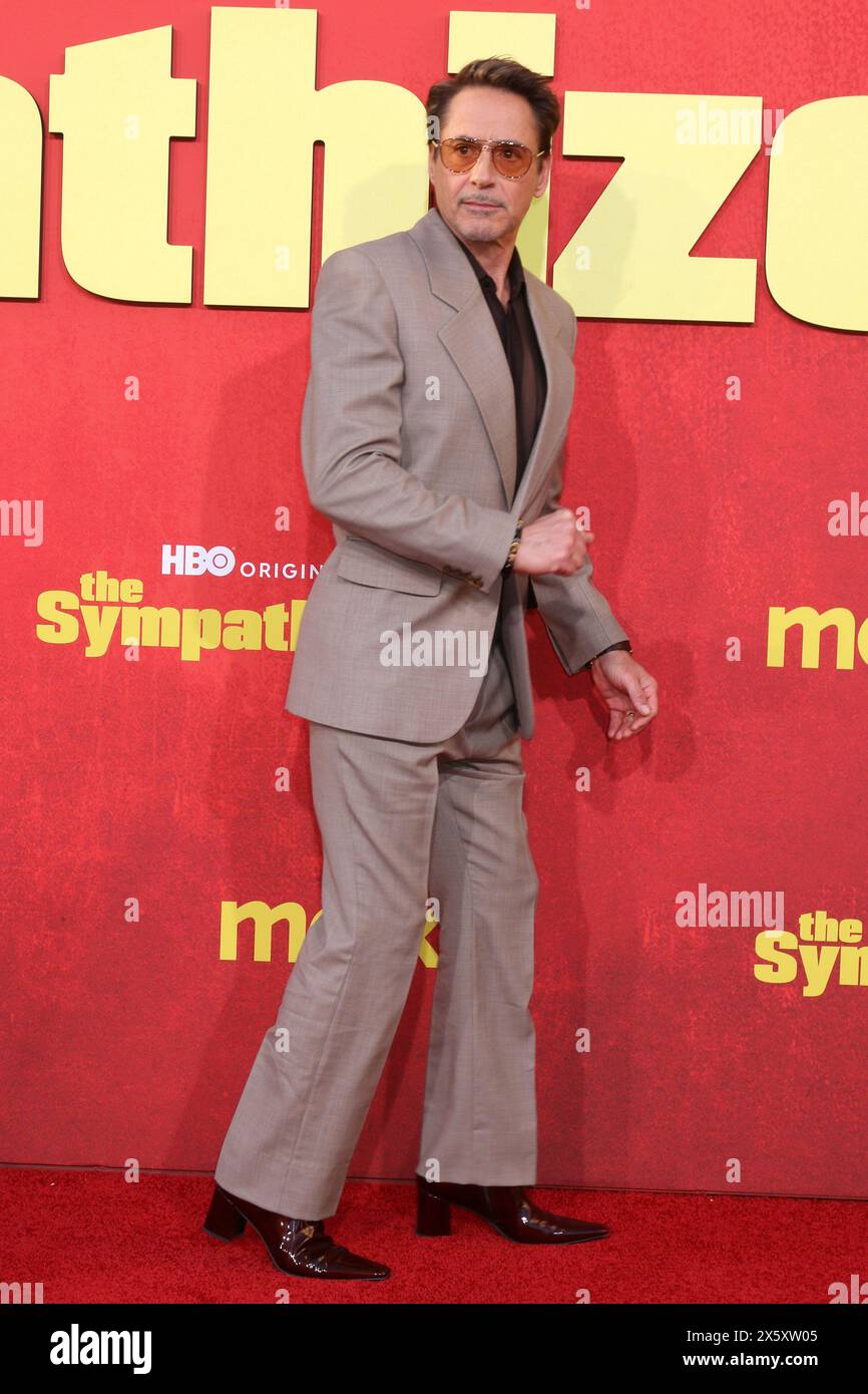 The Sympathizer HBO Premiere Screening at the Paramount Theater on April 9, 2024 in Los Angeles, CA Featuring: Robert Downey Jr Where: Los Angeles, California, United States When: 09 Apr 2024 Credit: Nicky Nelson/WENN Stock Photo