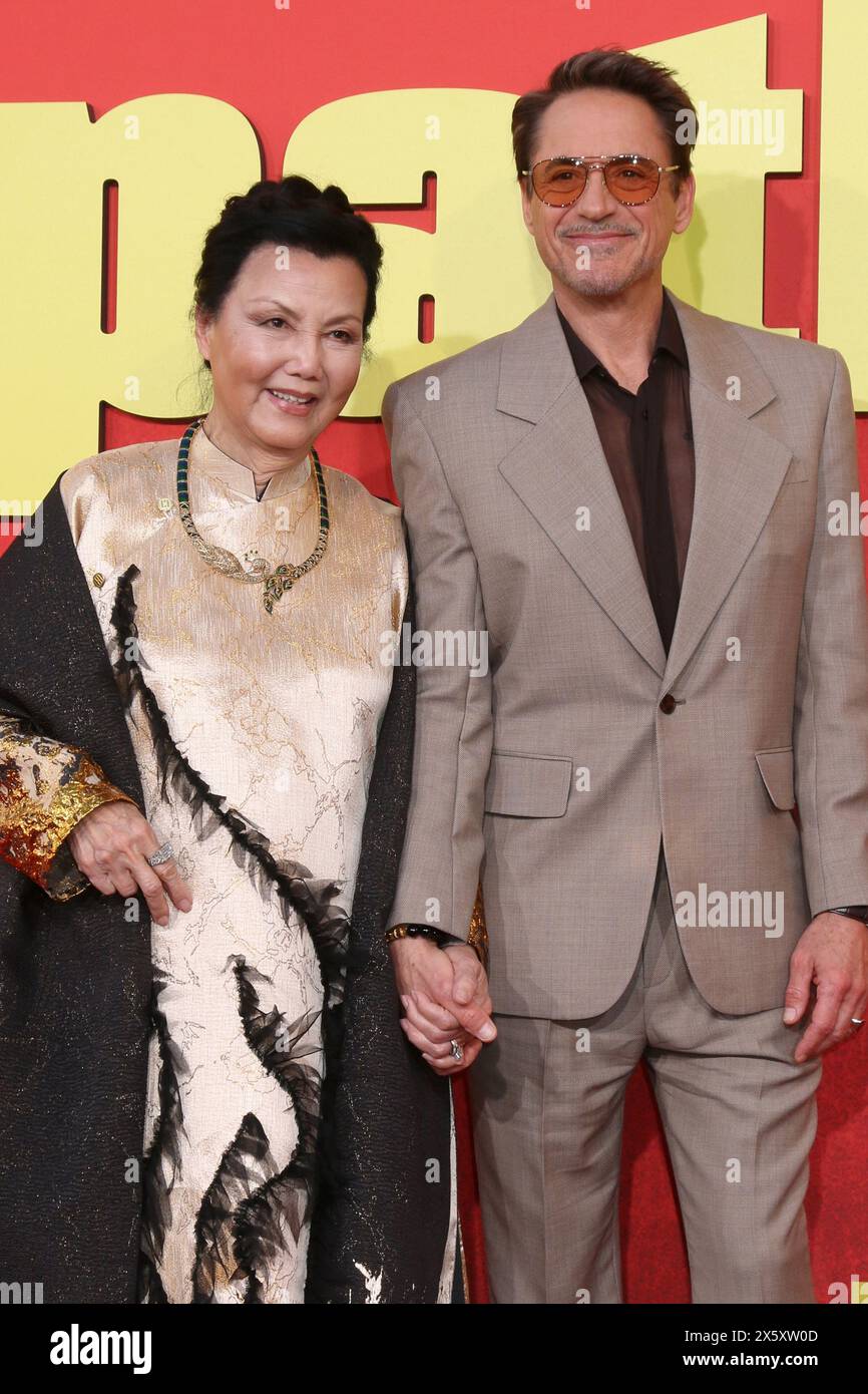 The Sympathizer HBO Premiere Screening at the Paramount Theater on April 9, 2024 in Los Angeles, CA Featuring: Kieu Chinh, Robert Downey Jr Where: Los Angeles, California, United States When: 09 Apr 2024 Credit: Nicky Nelson/WENN Stock Photo