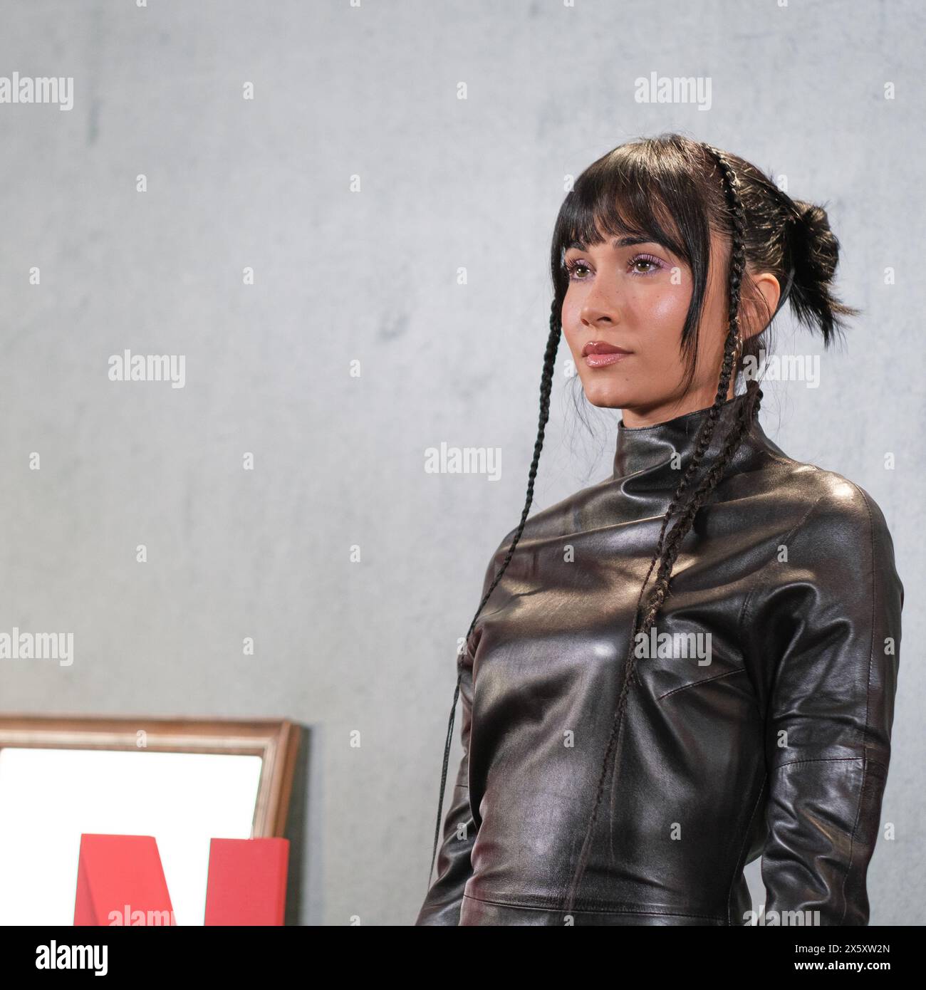 Aitana attends 'Pared Con Pared' photocall at Santo Mauro Hotel on April 10, 2024 in Madrid, Spain. Featuring: Aitana Where: Madrid, Spain When: 10 Apr 2024 Credit: Oscar Gonzalez/WENN Stock Photo