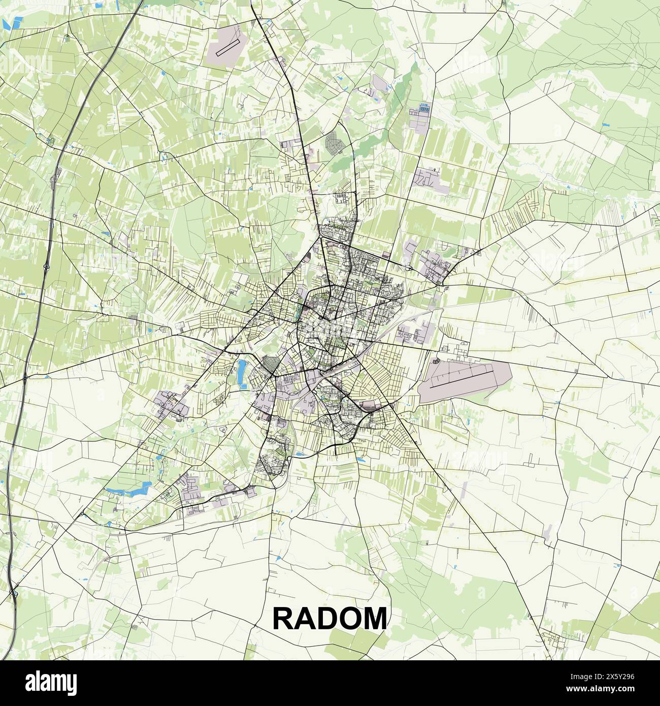 Map of radom hi-res stock photography and images - Alamy