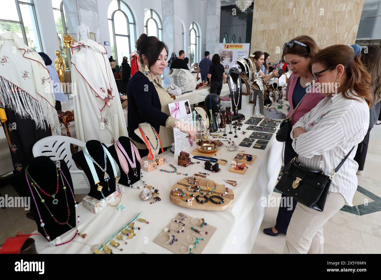 Algiers. 12th May, 2024. People attend the national festival of women's creation in Algiers, Algeria, on May 11, 2023. Credit: Xinhua/Alamy Live News Stock Photo
