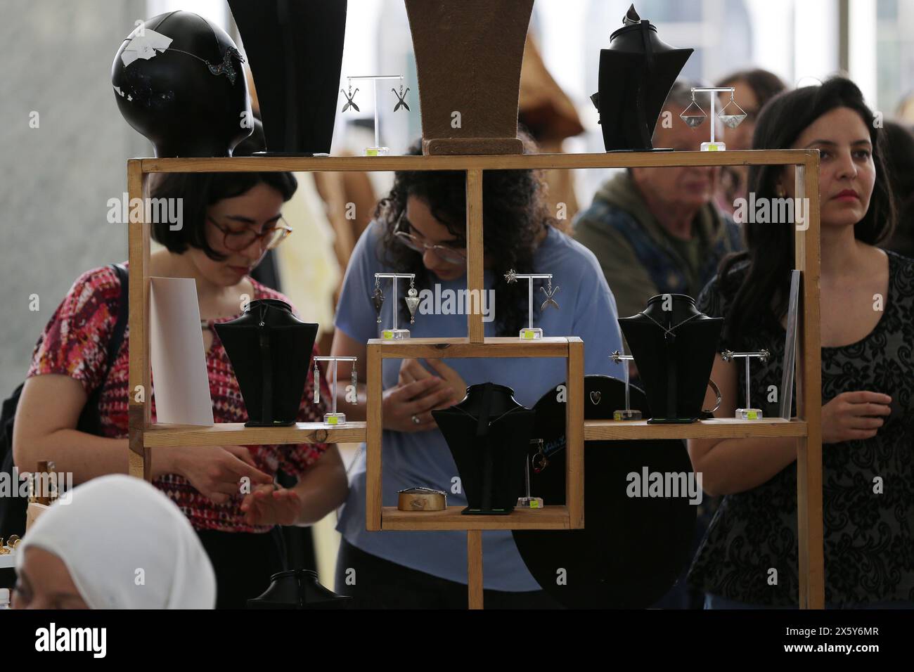 Algiers. 12th May, 2024. People attend the national festival of women's creation in Algiers, Algeria, on May 11, 2023. Credit: Xinhua/Alamy Live News Stock Photo