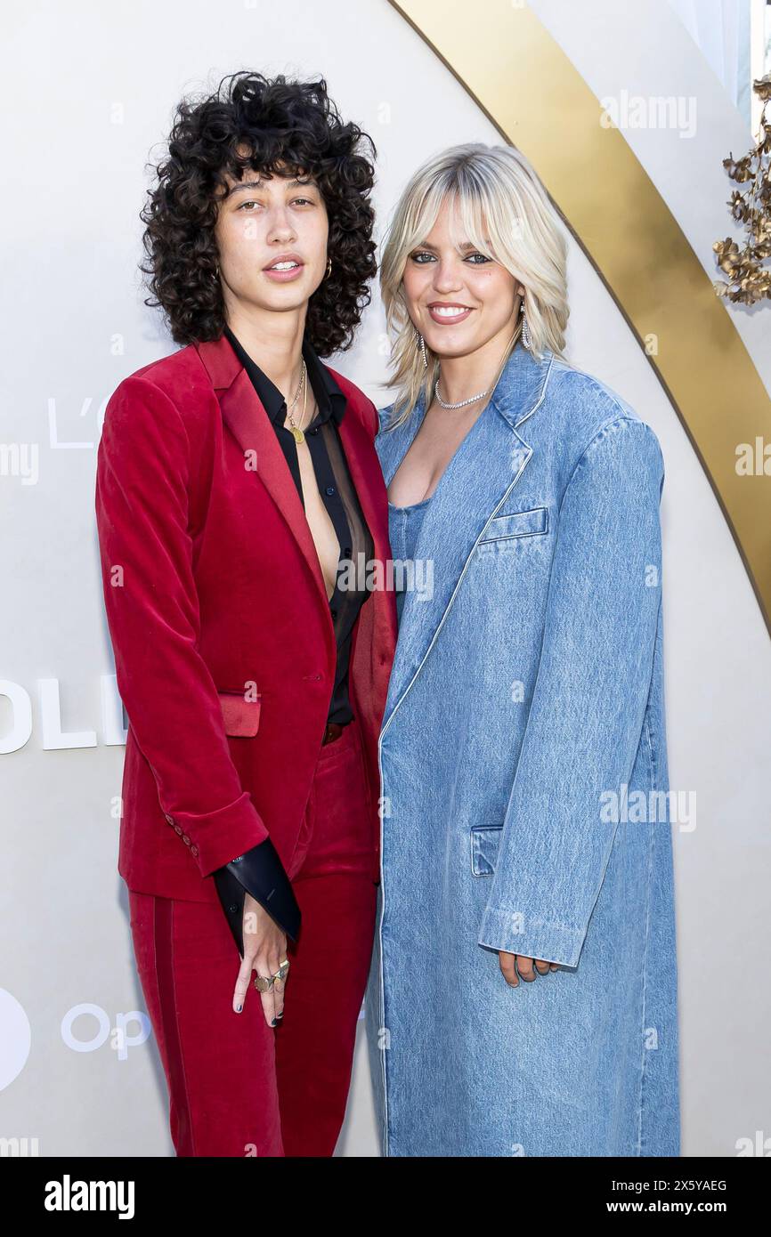 Los Angeles, USA. 11th May, 2024. Towa Bird and Renee Rapp attend the arrivals of the 2024 Gold House Gold Gala at the Dorothy Chandler Pavilion Music Center in Los Angeles, CA on May 11, 2024. (Photo by Corine Solberg/Sipa USA) Credit: Sipa USA/Alamy Live News Stock Photo