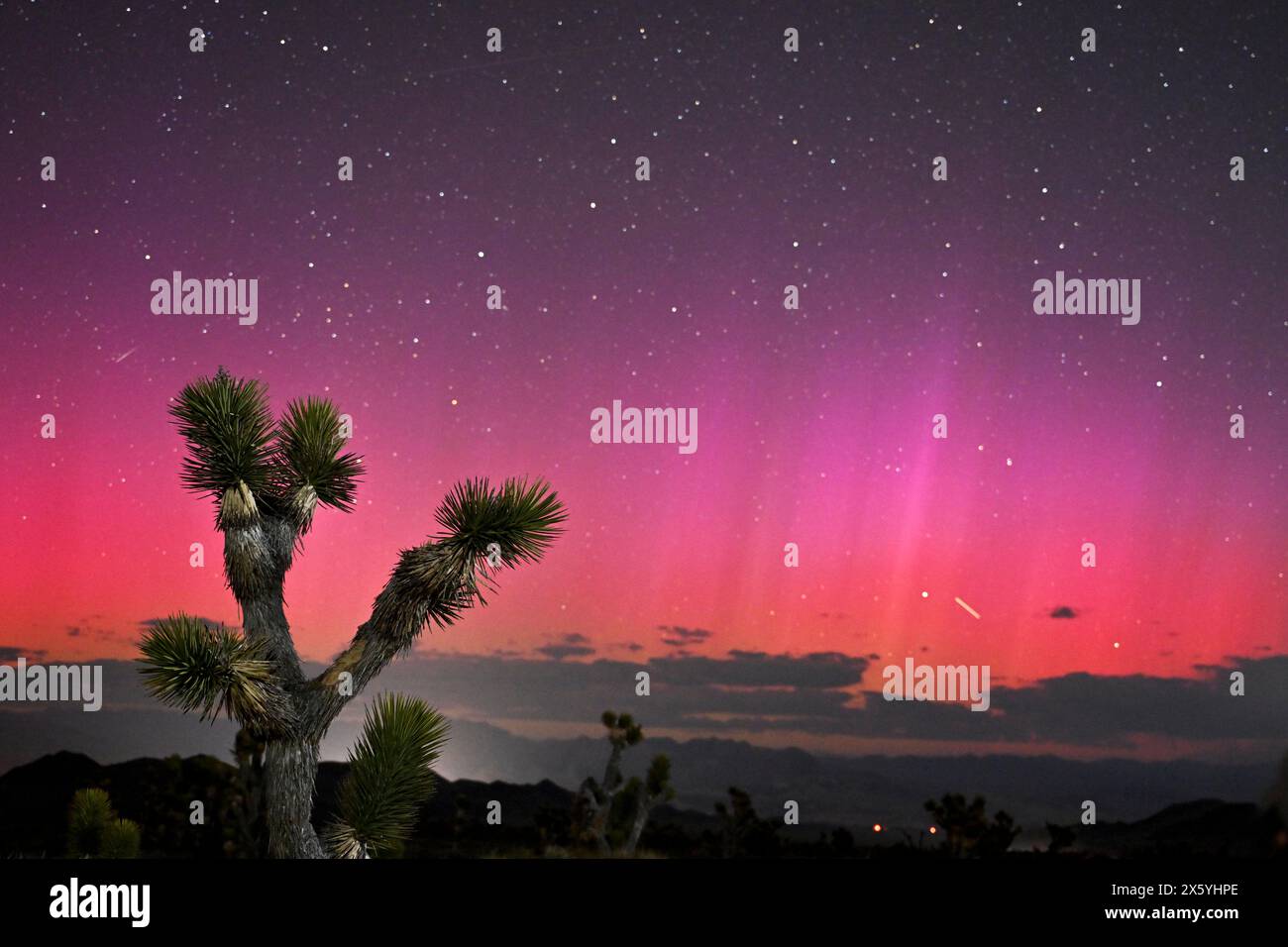 Las Vegas, Nevada, USA. 11th May, 2024. A storm lights up