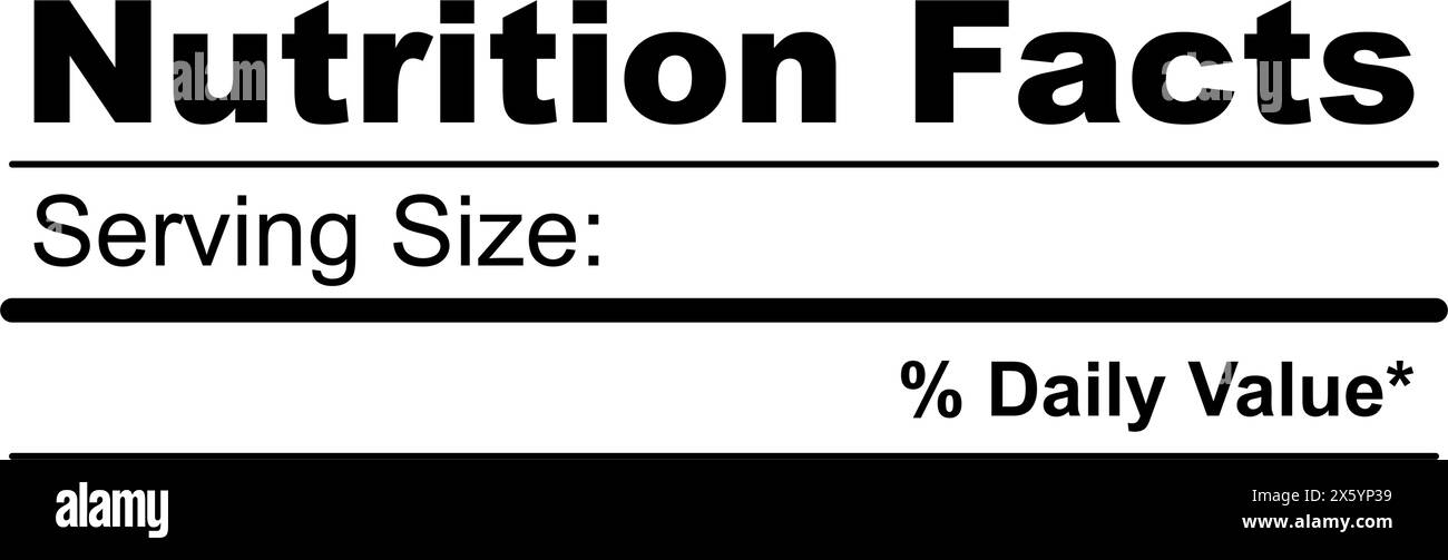 Nutrition Facts Information Information About The Amount Of Fats Calories Carbohydrates Stock Nutrition Facts Information Information About The Amount Of Fats Calories Carbohydrates Stock